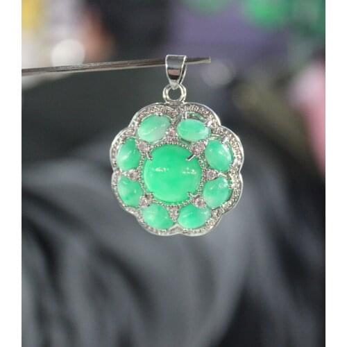 Natural Green Jades PING'AN Pendant Carved Pendants Women or Mens Amulet Nephrite Jades Jewelry