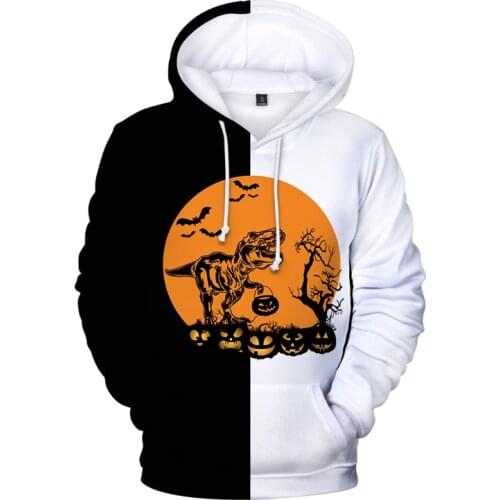 3D Hoodies Halloween Anime Harajuku Long Sleeve Sweatshirts Man Brand Loose Casual Tracksuits Fashion Winter Autumn Streetwear