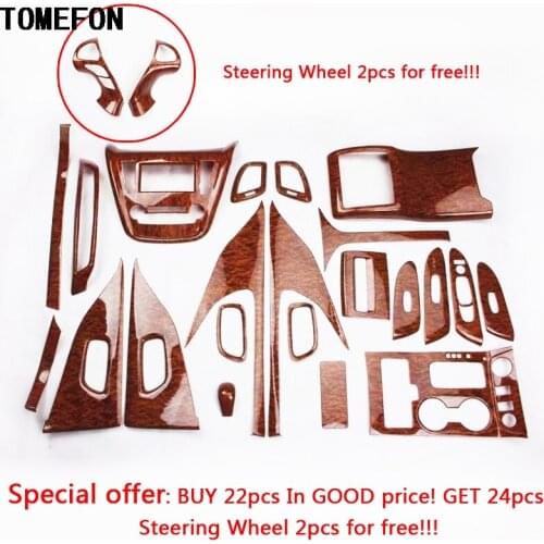TOMEFON For Nissan Murano 2015 2016 2017 ABS Special Paint Inner Window Switch Gear Middle AC Navi Door Handle Interior Styling