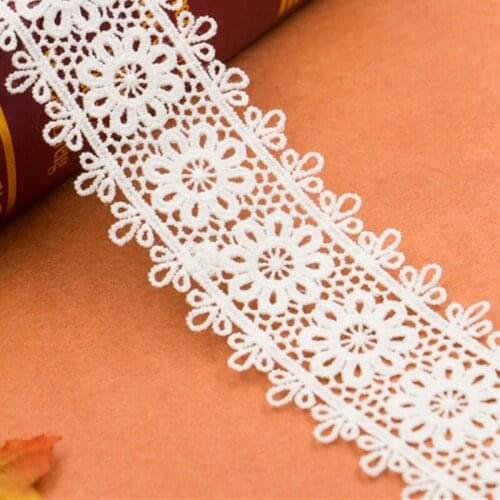 Embroidered lace Fabric Milk silk Sewing Lace White Color DIY Handmade,Wedding Party/Craft & Gift Packing/Child Dress/Decoration