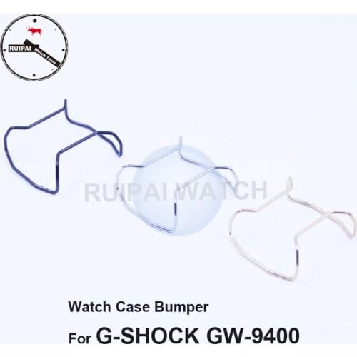High End Watch Case Bumper Stainless Steel Golden Silver Black Watch Case Protection Accessories for G-Shock GW-9400 Watch
