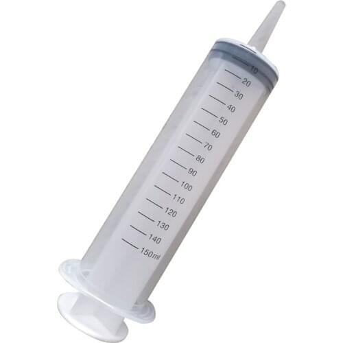 150ml/100ml Syringe Tools Reusable Big Large Hydroponics Plastic Nutrient Sterile Health Measuring Syringe Tools Pets