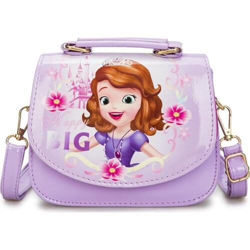 2019 new doll accessories shoulder bag Sophia Princess pu leather Messenger bag childrens handbag