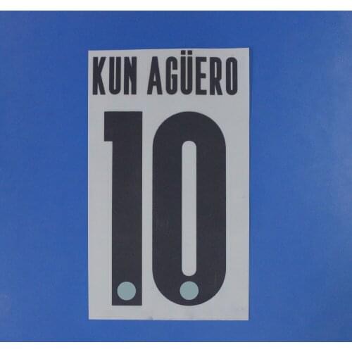 2020 2021 Champions 10 KUN AGUERO 17 DE BRUYNE number for home Hot stamping patches badges