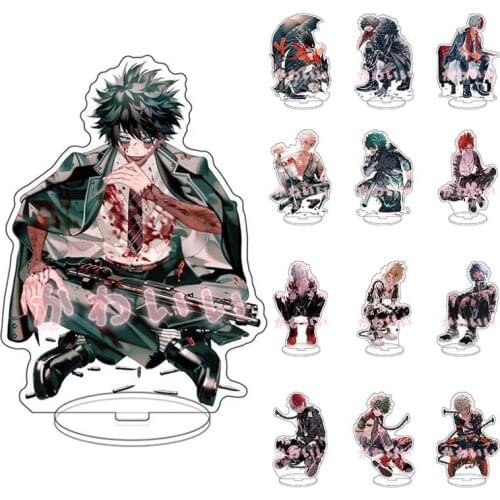 My Hero Academia Anime Acrylic Keyring Todoroki Shoto Bakugou Katsuki Midoriya Izuku Keychain