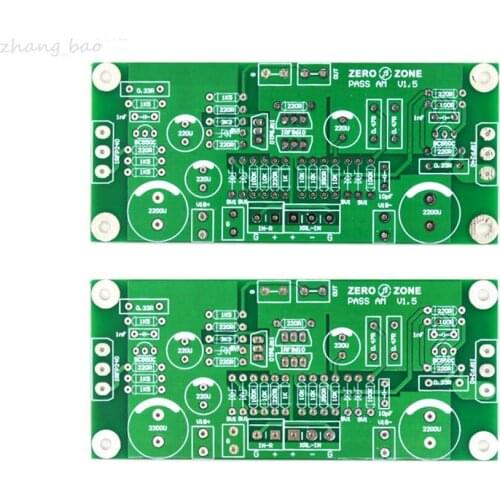 Free ship One Pair PASS-AM V15 Class A 10W Power Amplifier Bare PCB Amplifier PCB
