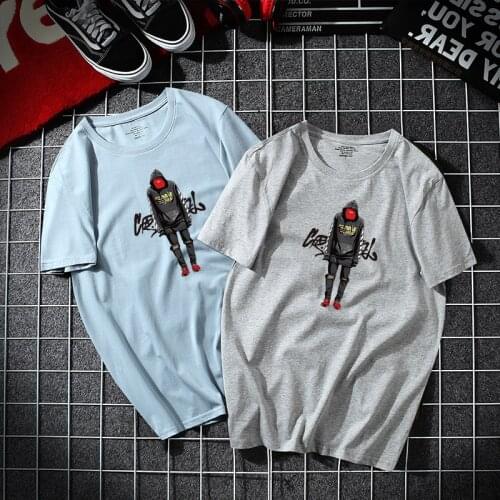 Ymwmhu 100% Cotton T-shirt Men Short Sleeve Fashion Summer Tops Casual Mens Tshirt Plus Size Clothes Brand Tee Shirt Hip Hop