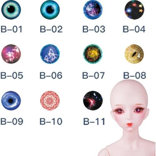 Dream Fairy Eyes for 1/3 BJD Doll Replaceable 14mm Acrylic Eyeball Suitable for 60cm Ball Joint Doll Multiple Color