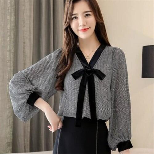 Блузки с бантом Hukuidept China At AliExpress