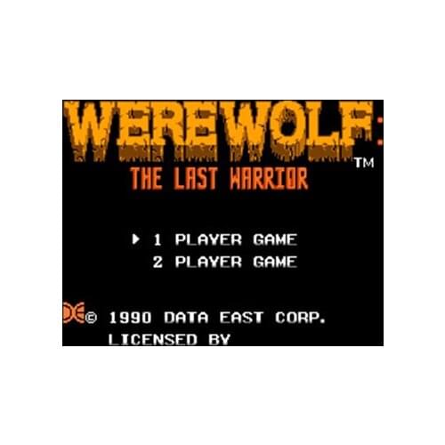 Werewolf Region Free 60 Pin 8Bit Game Card For Subor Game Players