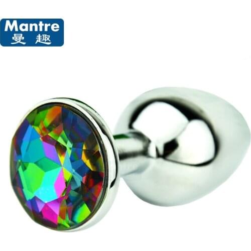 Colourful Jewelry Stainless Steel Metal Anal Plug Booty Beads Sex Toys for Men Women Gay Backyard Lover Gifts