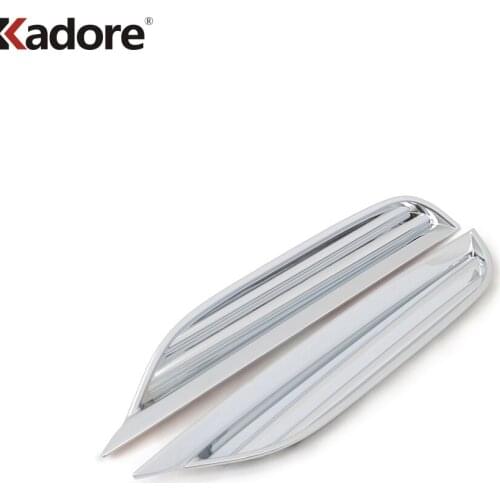 Rear Fog Light Lamp Cover Trim For Honda Fit Jazz 2018 2019 ABS Chrome Tail Foglight Frame Trims Car Styling Accessories 2pcs