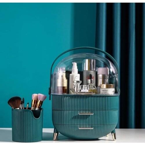 Fashion Acrylic Cosmetic Box Transparent Makeup Jewelry Drawer Home Storage Boxs Multifunctional Travel Waterproof Organizer