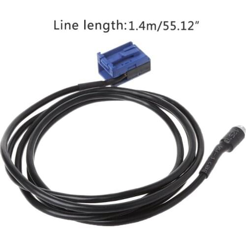 OOTDTY Aux Audio Cable Adapter W203 Female Plug Input Wire For Radio CD Player