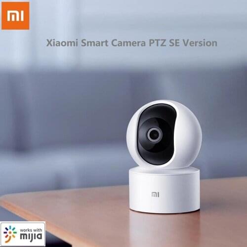 Original Xiaomi Smart Camera PTZ Version SE 360 Horizontal 1080P Infrared Night Vision AI Humanoid Detection Work For Smart Home