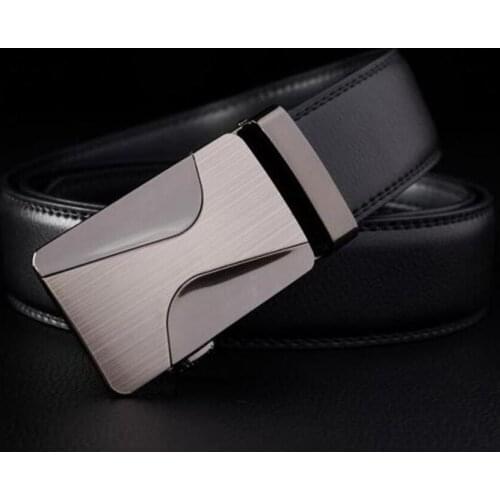 Belt 2018 New Designer Automatic Buckle Cowhide Leather men belt 110cm-130cm Luxury belts for men