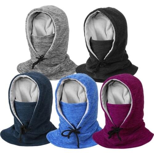 Sally Face Warm Hood Cycling Face Mask Hat Neck Helmet Beanies For Men Women Exercise Thermal Fleece Balaclava Hats Beanies