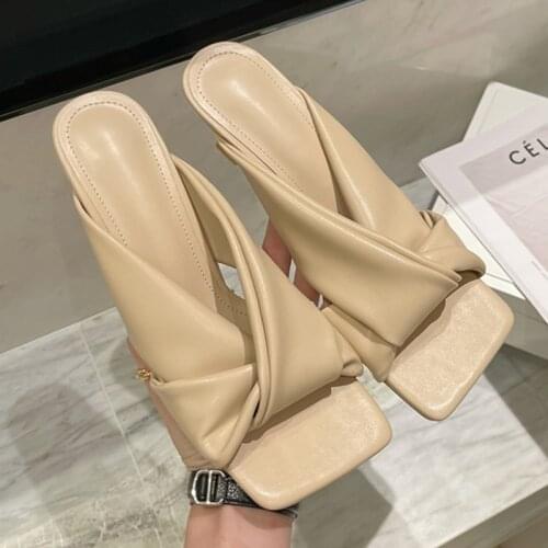 Women Bohemian Slippers 2021 New Summer Outdoor Slip On Beach Shoes Flip Flops Slip On Slippers Slides Zapatos Female Mujer