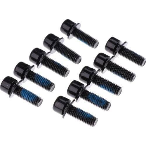 10Pcs 16.5mm Bike Brake Disc Bolts Screws Bike Disc Brake Cycle Rotor Screws