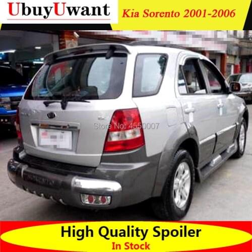 High Quality ABS Material Spoiler For Kia Sorento 2001 2002 2003 2004 2005 2006