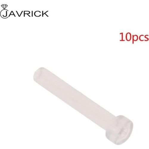 10 Pcs/Set Earrings Clutch Anti Allergy Back Plugs Sleeve Tube Protection Ears Safety Pad Protector Accessories