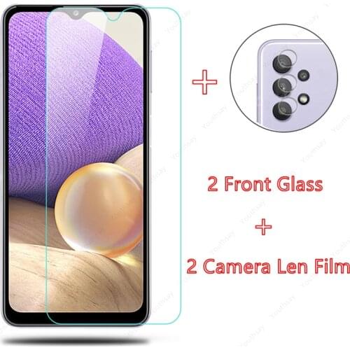2Pcs Tempered Glass for Samsung Galaxy A32 Glass for Samsung Galaxy A32 A52 A42 A02 A02s A12 A41 A31 A21s Film Screen Protector