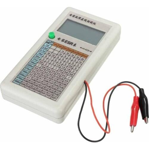 LCD Digital Capacitor ESR Meter Tester Internal Resistance Meter Test In Circuit