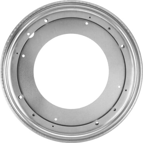12 Inch Round Shape Galvanized Turntable Rotating Swivel Plate Kitchen & Display Table Hardware Plate