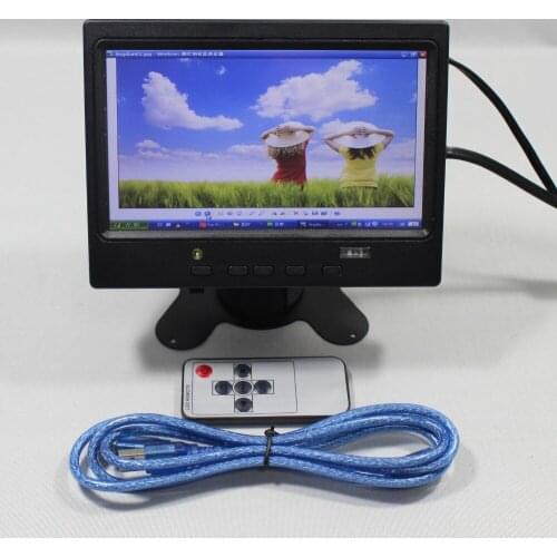 7inch 800x480 HD MI+VGA+AV input signal with touch screen Lcd monitor VS-T0701UNBT-V1