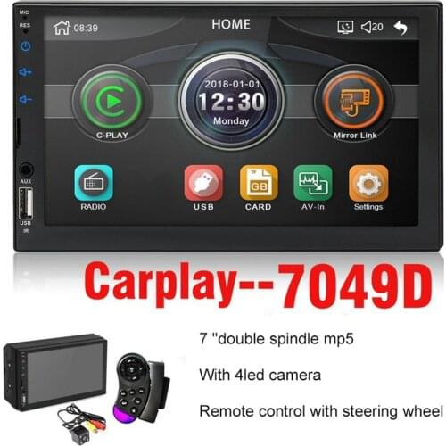 7 Inches Touch Screen Wireless Player Mobile Phone Mp5 Touch Screen With Camera Remote Control Steering Wheel Control