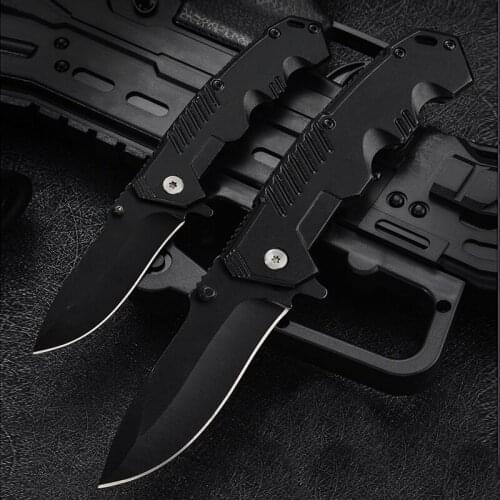 8.3'' New 58HRC Pocket Folding Knife Hunting Multi High Hardness 8cr15mov Military Knives for Outdoor Survival, Camping and EDC