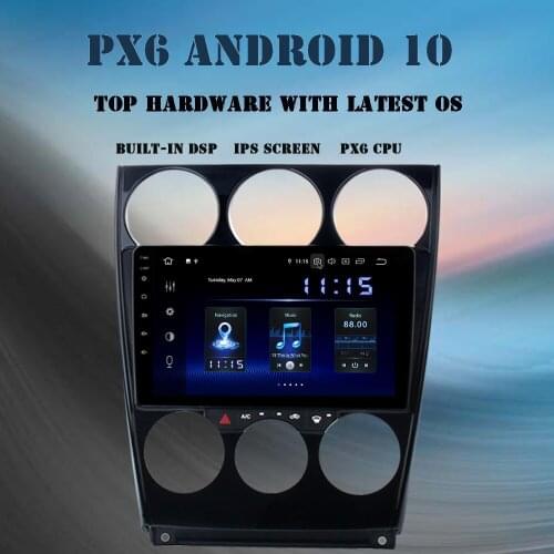 9" Android 10.0 Car Radio For Mazda 6 Head Unit 2006 2007 2008 2009 2010 2011 DSP Stereo 4GB+64GB GPS Navi Bluetooth MP3