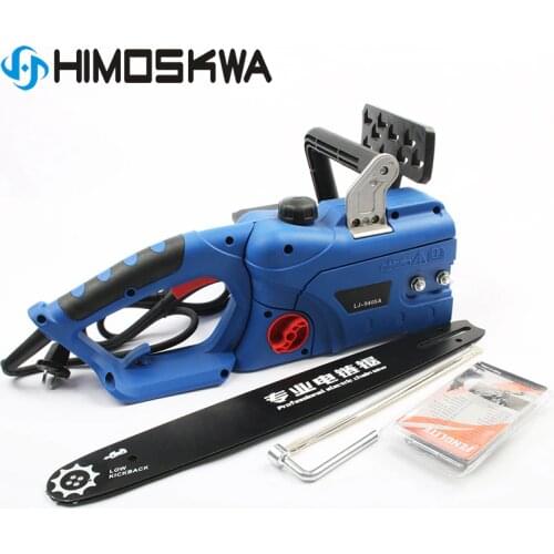 HIMOSKWA 2400w Electric saw household logging saw electric chain saw multi - purpose woodworking tools