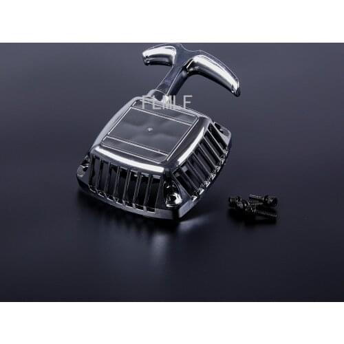 Chrome Easy-Start Pull Starter for 32cc Engines Fit for 1/5 HPI ROVAN ROFUN KM GTB TS BAJA 5B 5T 5SC