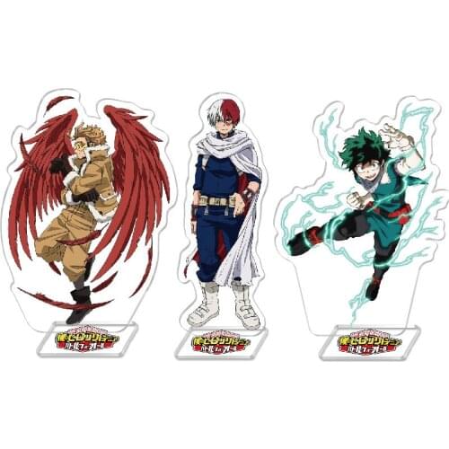 My Hero Academia Shoto Izuku Midoriya Katsuki Bakugo Tomura Acrylic Stand Figure Desktop Decor Collection Model Toy Doll Gifts