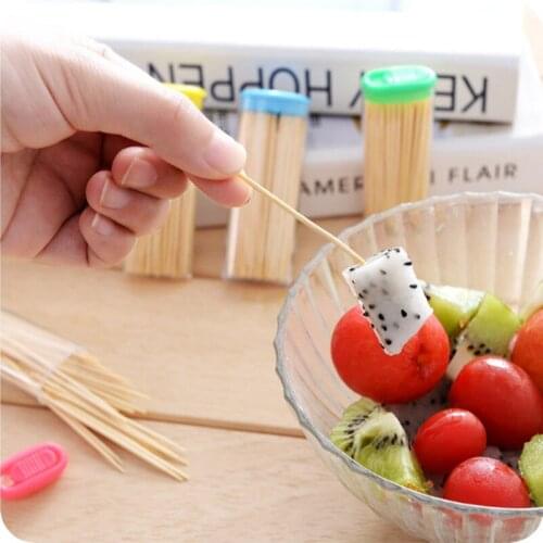 Disposable Natural Eco-friendly Bamboo Oral Toothpicks Party Fruit Picks Household Tool Wooden Healthy Teeth Clean Care Sticks