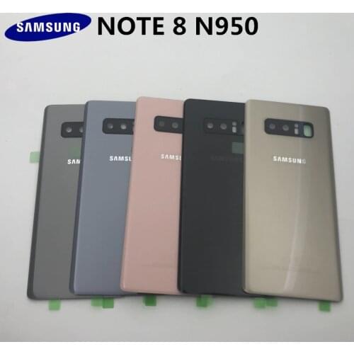 Original SAMSUNG Galaxy Note 8 Back Battery Glass Cover N950 Rear Door Housing Case Panel Note8 Back Battery Cover