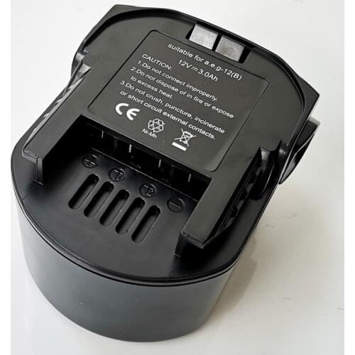 US 12V Ni-MH rechargeable battery 3.0Ah for AEG cordless Electric drill screwdriver B1214G B1215R B1220R M1230R BS12G BSS12RW