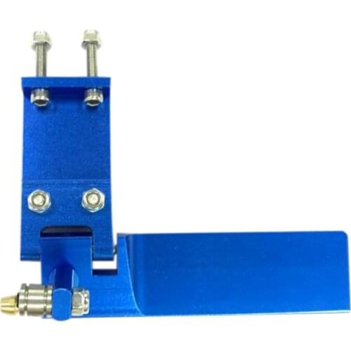 RC Boat Aluminium Alloy Brand 75mm Metal Suction Water Rudder for Remote Control RC Boats CNC Parts Blue