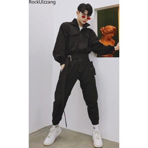Мужские комбинезоны Rockulzzang China At AliExpress