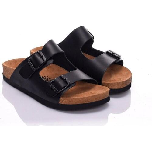 2021 New Brand Slippers Orthopedic Leather Women Sandal Open Toe Flat Casual Slides Summer Outdoor Beach Female Flip Flops