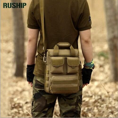 Tactical Shoulder Bag Outdoor bag Unisex Waterproof Nylon Bags Molle system Multifunctional Military High Capacity Sling bag 317