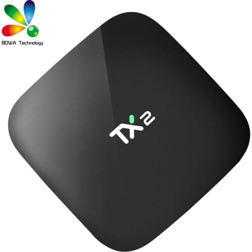 TX2 R2 20pcs TX2 R1 Rockchip RK3229 Android 7.1 TV BOX Support 4K 60tps 2.4GHz WiFi BT2.1 Media Player IPTV Box