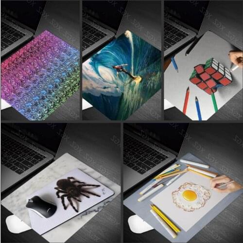 Yzuoan Three-dimensional Paintings Gamer PC Computer Desktop Mousepad Anime Desk Mat Laptop Keyboard Pads Gaming Accessories