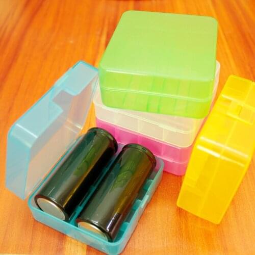 1pcs/lot 26650 battery storage box 2 section 26650 battery box storage finishing waterproof box