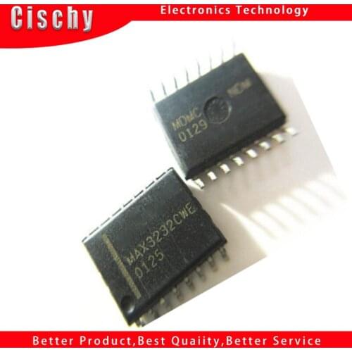 10pcs/lot MAX232CWE MAX232EWE MAX232 SOP-16 In Stock