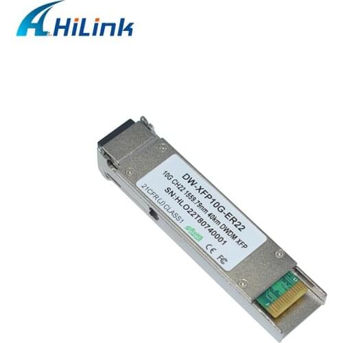 1-10PCS) Free Shipping! 10G ER C-Band CH17-CH61 Reach to 40km ER DWDM XFP Transceiver with DOM Function