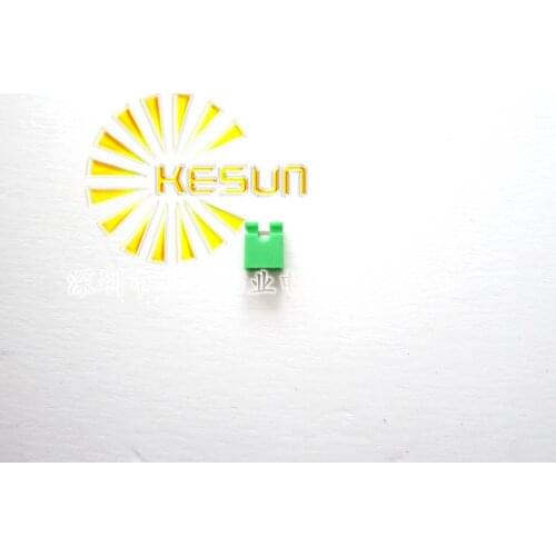 2000pcs/lot 2.54mm Green Open Type Mini Jumper for Pin Header
