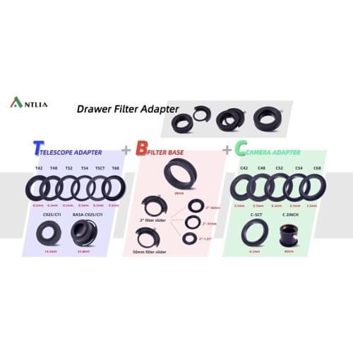 Hercules Telescope Filter Drawer Adapter Visual Photographic