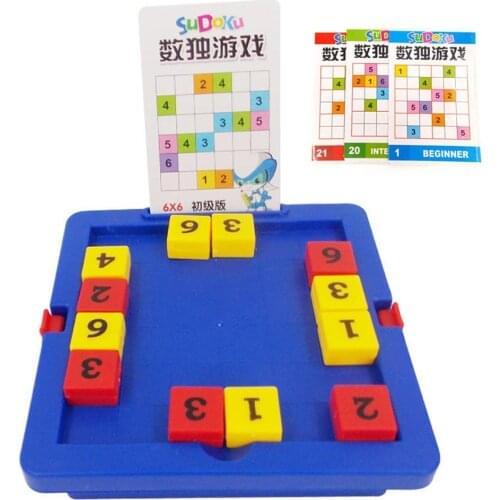 Elementary Sudoku Game Puzzle Children Intelligence Development Interactive Puzzle Toys Kids Gift Set